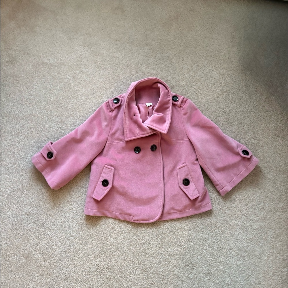 Pink Peacoat Size 9 Fully Lined